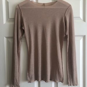 Pete sheer long sleeve top